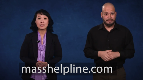 Massachusetts Behavioral Health Help Line ASL Video